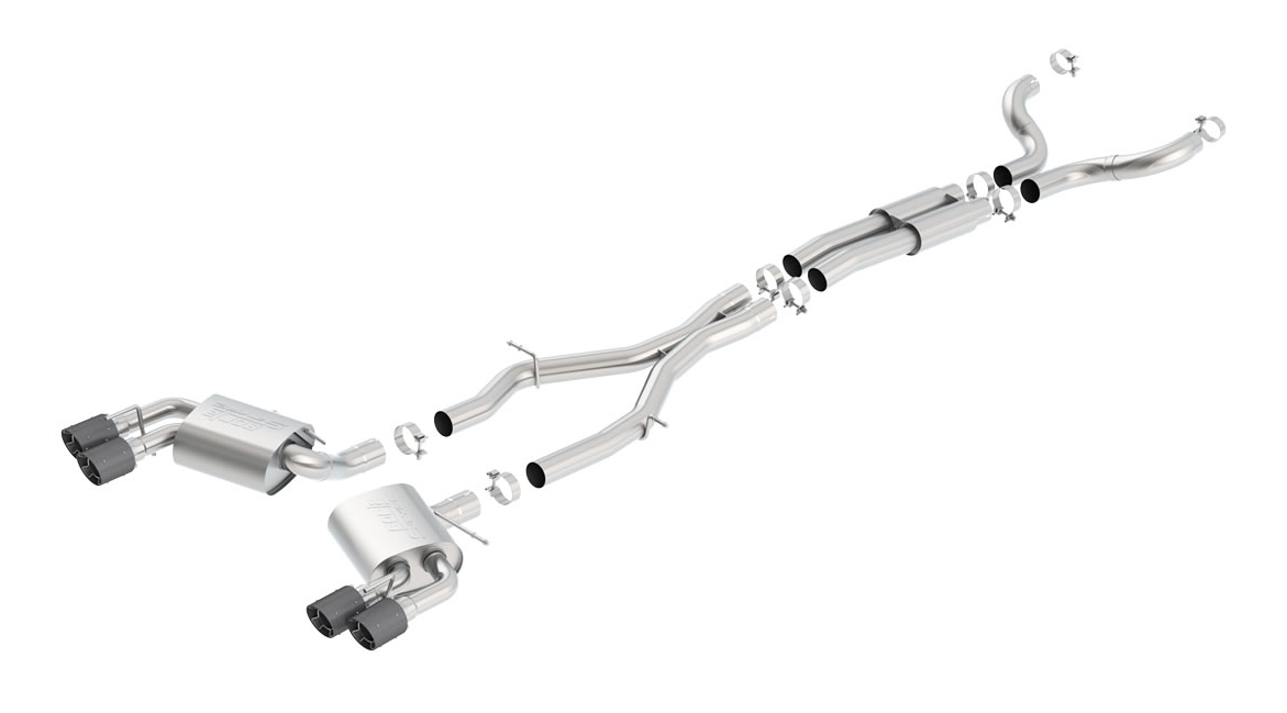 BORLA Cat-Back Exhaust System — 6th Gen Camaro SS (2016-2024)