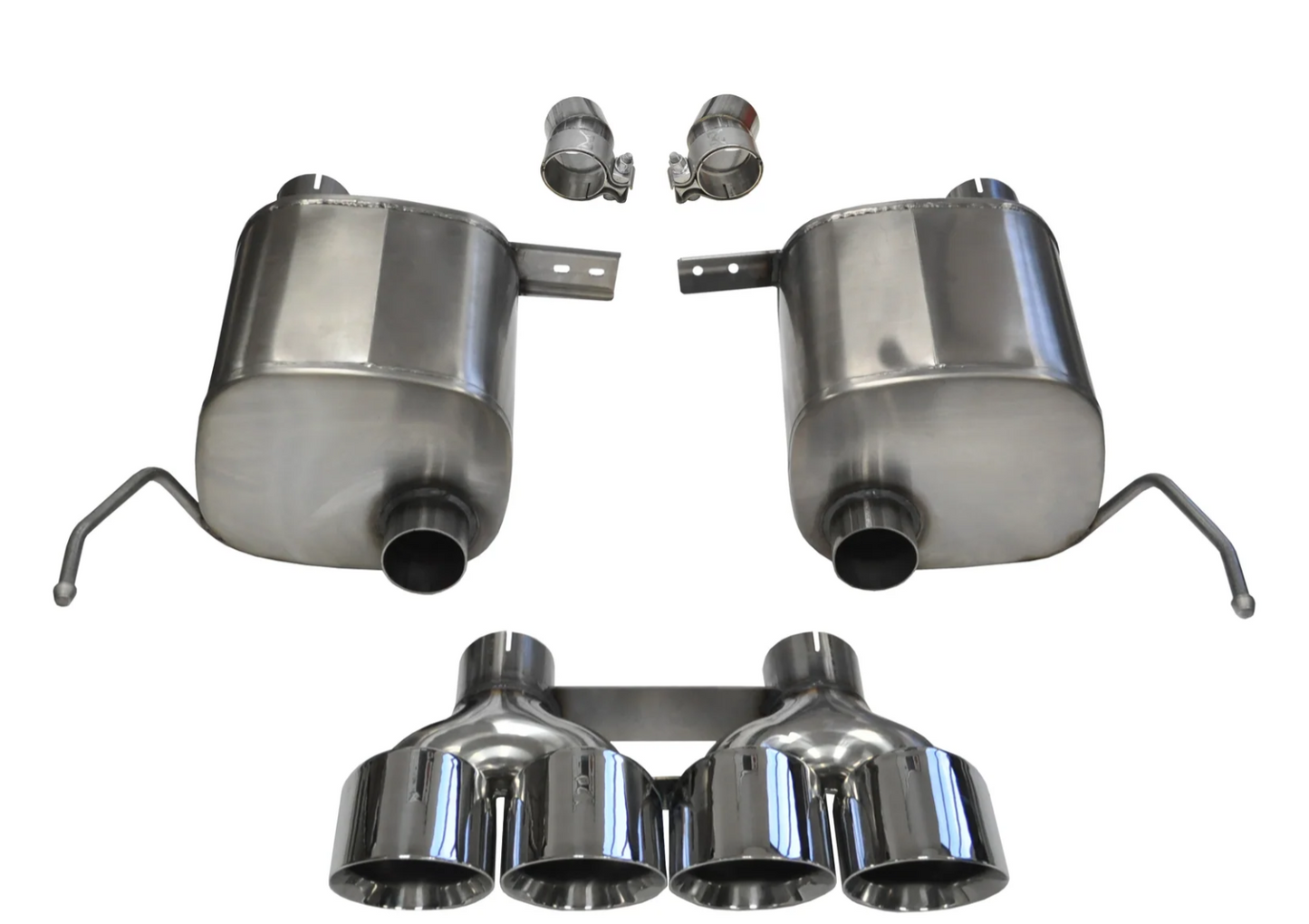CORSA Valve-Back Exhaust w/ 4.5 in Twin Tips — C7 Stingray & Grand Sport Auto