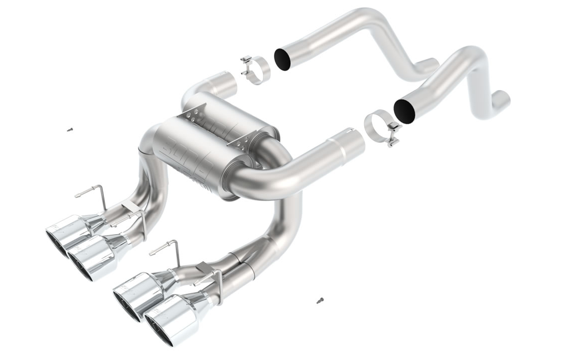 BORLA ATAK Axle-Back Exhaust — C6 Z06 & ZR1 (Manual)