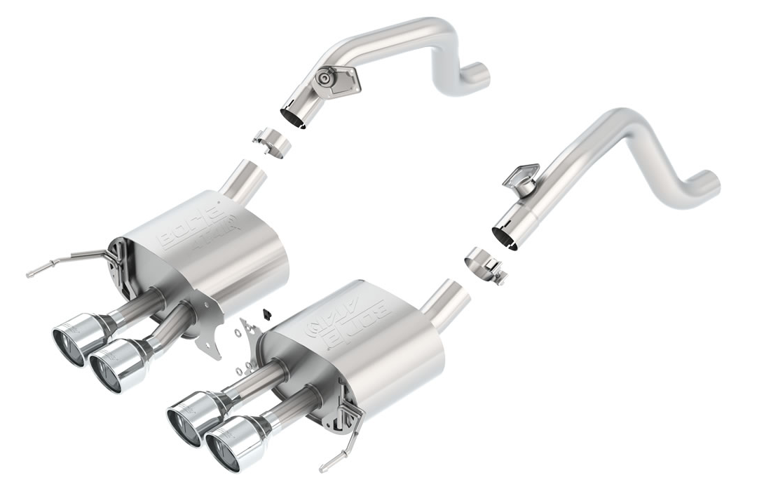 BORLA ATAK Axle-Back Exhaust — C7 Corvette
