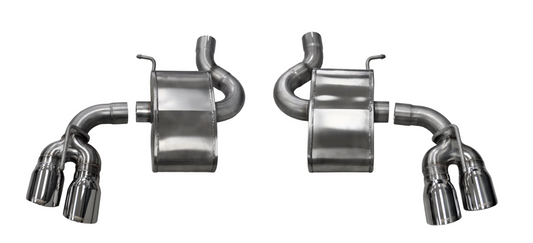 CORSA Axle-Back Exhaust w/ 4.0 in Twin Tips — 6th Gen Camaro SS & ZL1