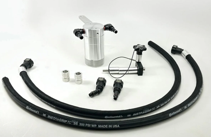 UPR Billet Fender Mount Oil Catch Can — C6 Corvette LS2 / LS3 / LS7 / Z06 (2005-2013)