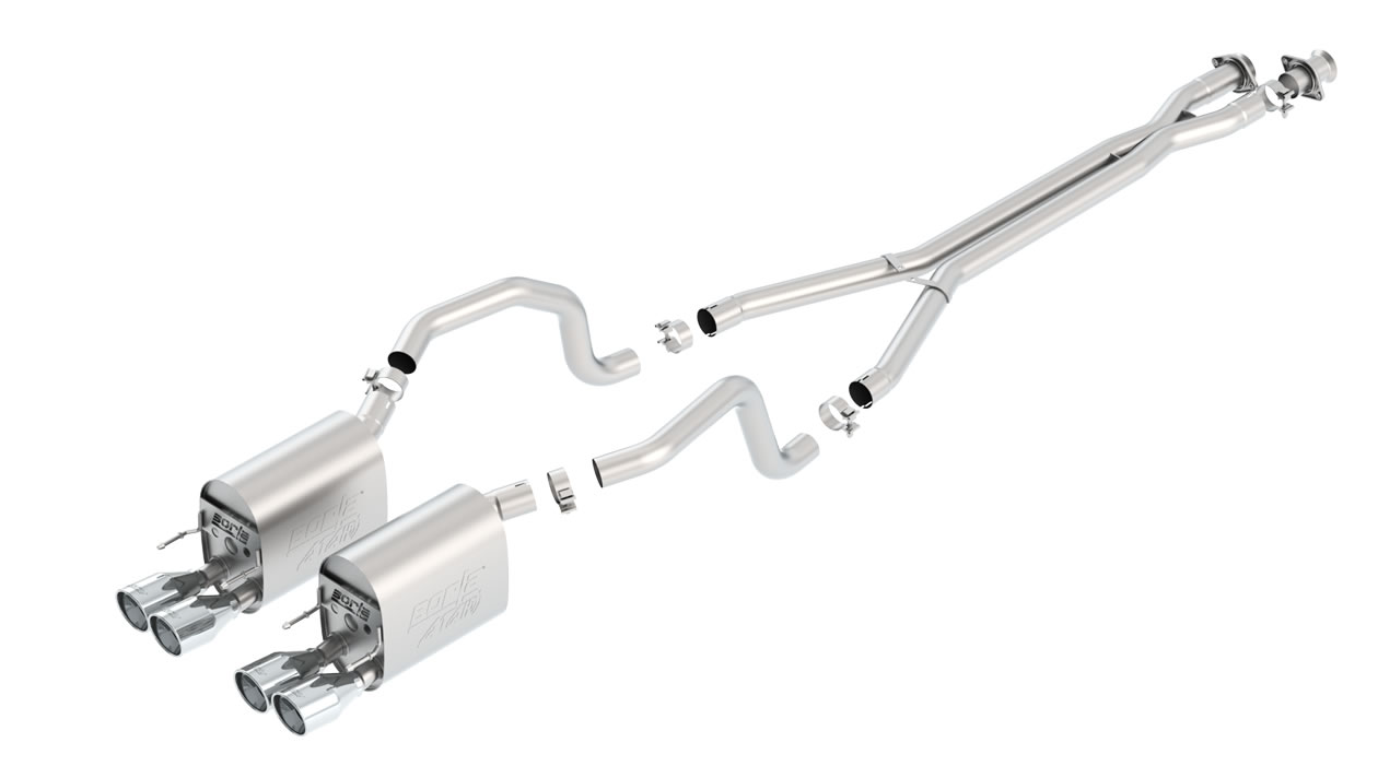 BORLA Cat-Back Exhaust System — C6 Corvette (2009-2013)