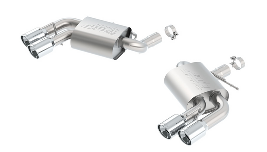 BORLA S-Type Axle-Back Exhaust — 6th Gen Camaro SS (NPP or Dual Split Rear Exit)
