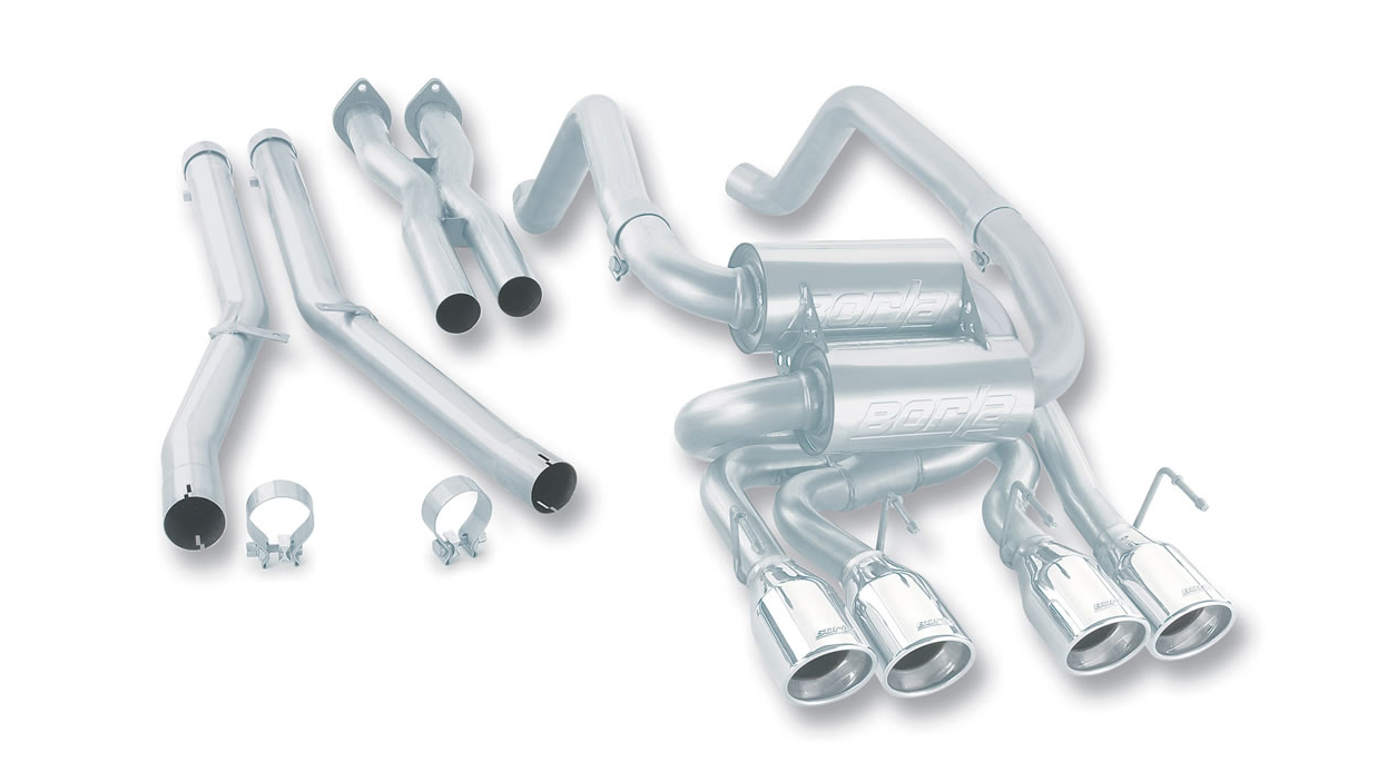 BORLA S-Type Classic Cat-Back Exhaust — C6 Corvette (2005-2008)