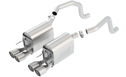 BORLA S-Type II Axle-Back Exhaust — C6 Corvette (2009-2013)