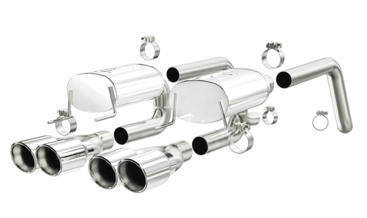 MagnaFlow Street Series Axle-Back Exhaust — C6 Corvette (2005-2008)
