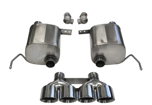 CORSA Valve-Back Exhaust w/ 4.5 in Twin Tips — C7 Stingray & Grand Sport Auto